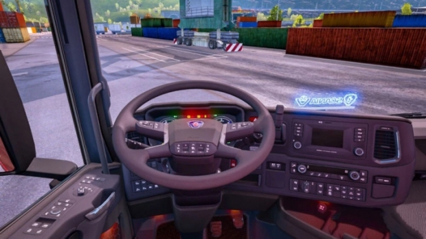 ETS2 - Positionable Steering Wheel (1.41.x)