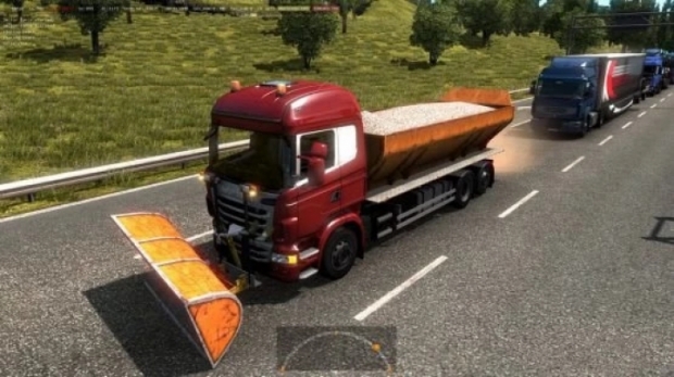 ETS2 - Scania - Based Snowblowers in Traffic Mod (1.41.x)