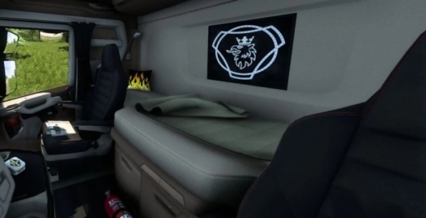 ETS2 - Scania S Beige Interior (1.41.x)