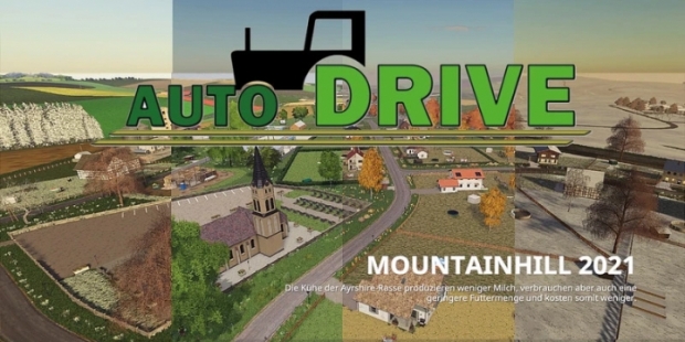 FS19 - AutoDrive Course for The Mountain Hill 2021 V1.0