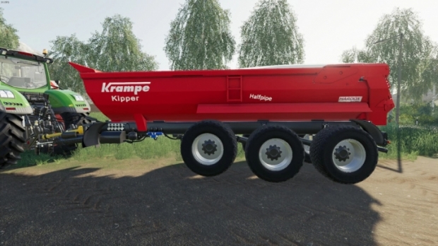 FS19 - Krampe Halfpipe HP30 Trailer V1.0