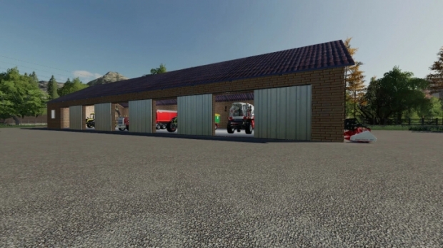 FS19 - Large Machines Shed - Pack V1.0.0.1