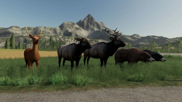 FS19 - Placeable Wild Animals V1.0