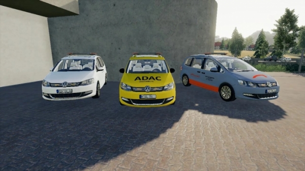 FS19 - Volkswagen Sharan 2016 Abschleppdienst V1.0