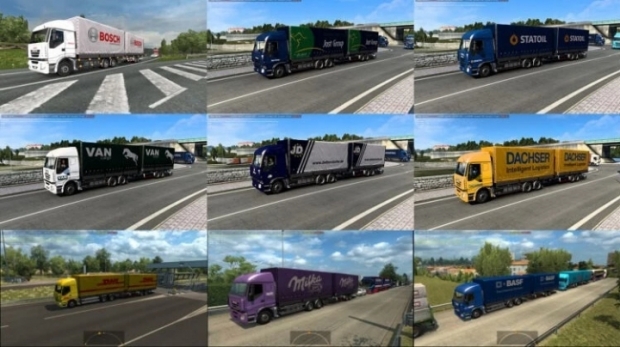ETS2 - AI Tandem Trailers in Traffic Pack V1.1 (1.42.x)