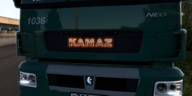 ETS2 - Backlight Logo for Kamaz NEO (1.41.x)