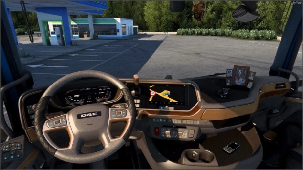 ETS2 - Beige Interior for DAF XG 2021 V0.8 (1.41.x)