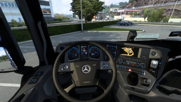 ETS2 - Carbon Fiber MP4 Black Interior V1.4 (1.42.x)