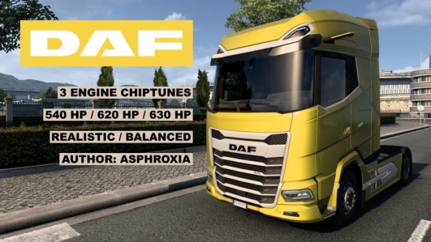 ETS2 - Chiptuned MX-13 for DAF 2021 V1.2 (1.42.x)