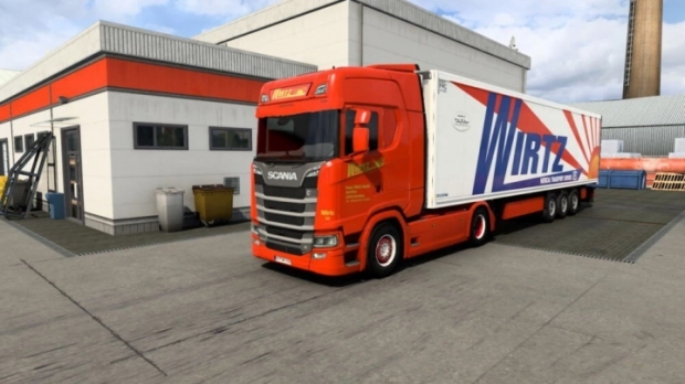 ETS2 - Combo Skin Franz Wirtz GmbH V1.0 (1.42.x)