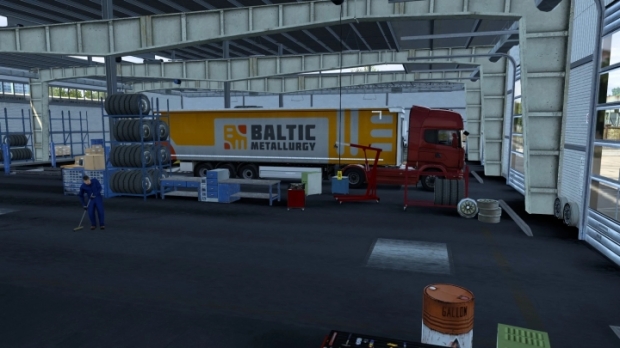 ETS2 - Extended Garage V1.3 (1.42.x) | Euro Truck Simulator 2 | Mods.club