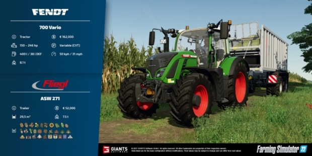 FS22 - Fendt 700 Vario V1.0
