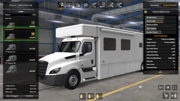 ATS - Freightliner Cascadia NRC RV Motorhome (1.42.x)