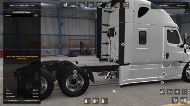 ATS - Freightliner Cascadia Parts Pack V1.0.3 (1.42.x)