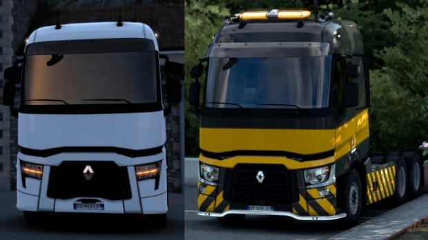 ETS2 - Front Amber Position Lights: Renault T (1.42.x)