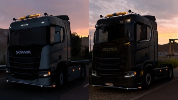 ETS2 - Front Position Lights: Scania 2016 (1.42.x)