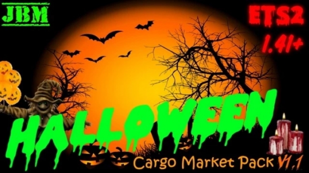 ETS2 - Halloween Cargo Pack V1.1 (1.41.x)
