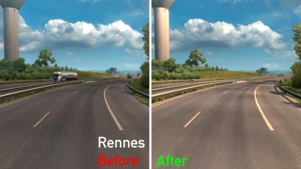 ETS2 - Hi-Res Roads (1.41.x)