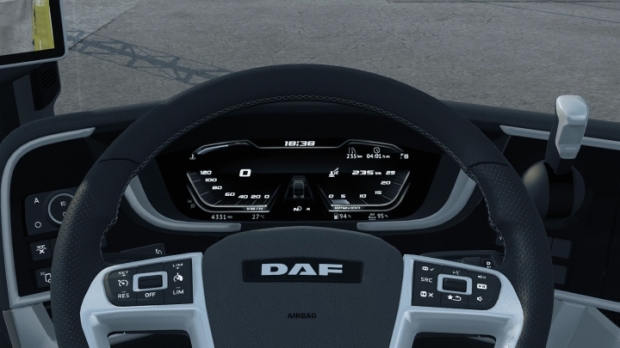 ETS2 - High Quality Dashboard - DAF XG & XG+ [Version with Speed Limiter] V2.1.2 (1.42.x)