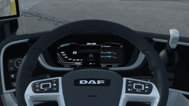 ETS2 - High Quality Dashboard - DAF XG & XG+ [With GPS Included] V2.2.1 (1.42.x)