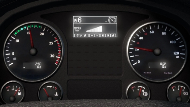 ETS2 - MAN TGX Realistic Dashboard Computer (1.41.x)