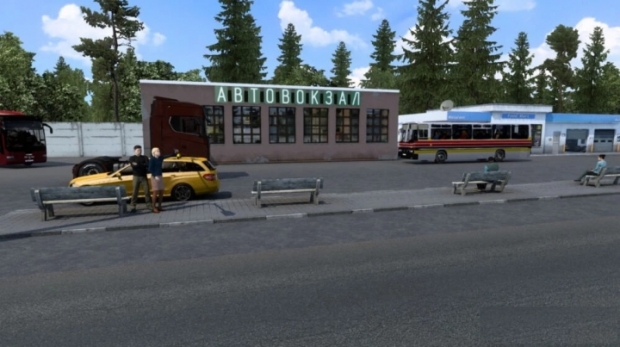 ETS2 - Map New Russian Cities (1.41.x)