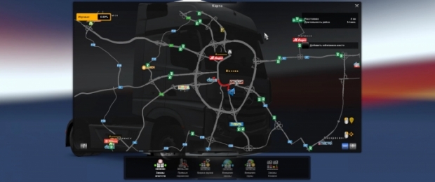 Ets2 Map Of Russia Rusmap V5 0 1 41 X Euro Truck Simulator 2 Mods Club