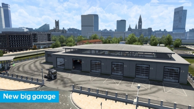 ETS2 - Modern Garages V1.5 (1.42.x)