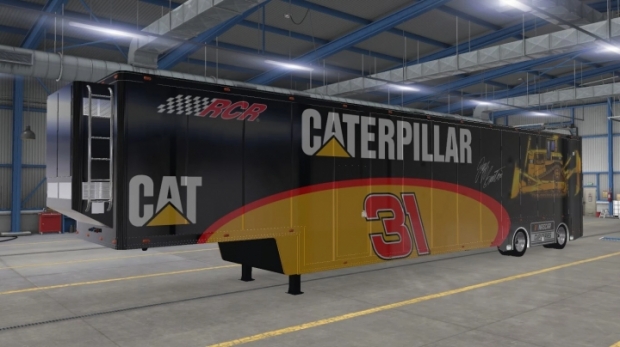 Ats Nascar Featherlite Trailer Skins V X American Truck Simulator Mods Club