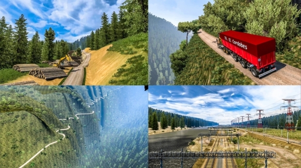 ETS2 - New Project Katashime Map V1.2 (1.42.x)