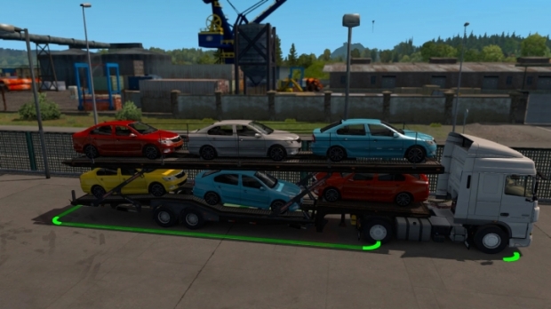 ETS2 - Ownable Car Transporter Semi Trailer (1.42.x)