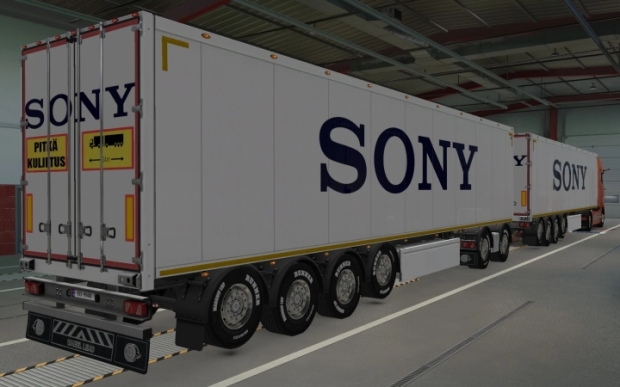 ETS2 - Owned Trailers SCS Sony Skin (1.41.x)