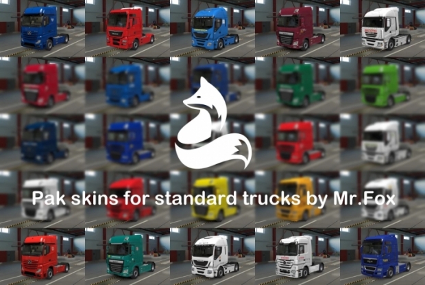 ETS2 - Pack of Russian Skins for SCS Trucks V0.7 (1.42.x)