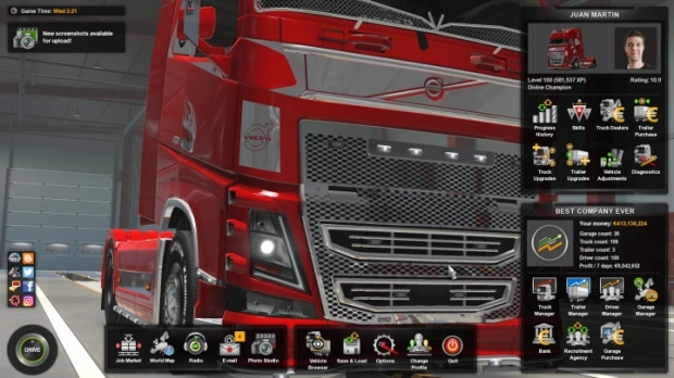 ETS2 - Save Game V8.0 (1.42.x)