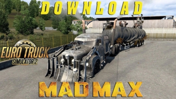 ETS2 - Scania 111s Madmax Truck + Trailer V1.1 (1.42.x)