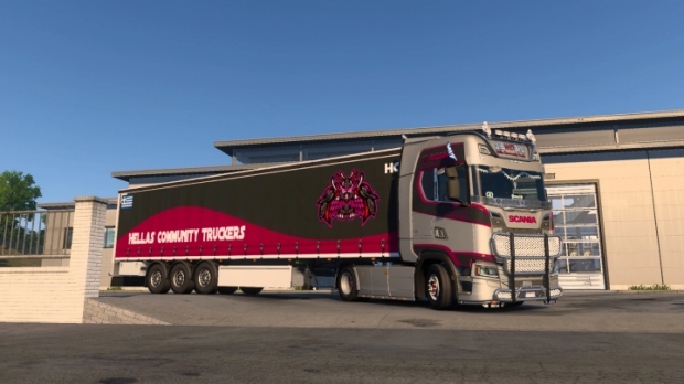 ETS2 - Scania V8 Sound Open Pipe V1.0 (1.42.x)