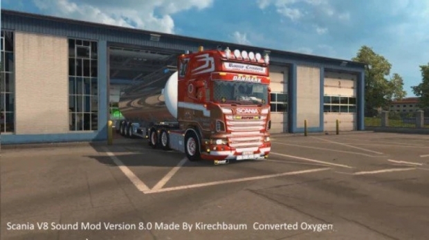 ETS2 - Scania V8 Sound V8.0 (1.42.x)