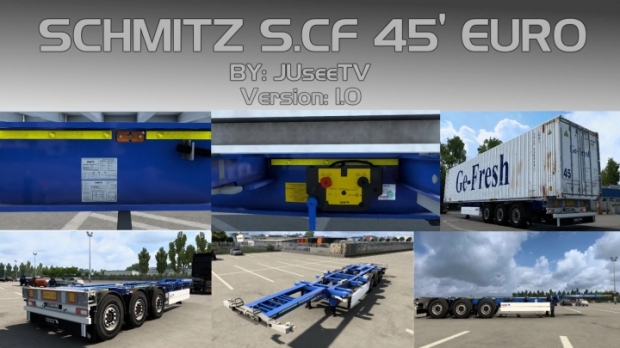 ETS2 - Schmitz S.CF 45 Euro V1.1.1 (1.41.x)