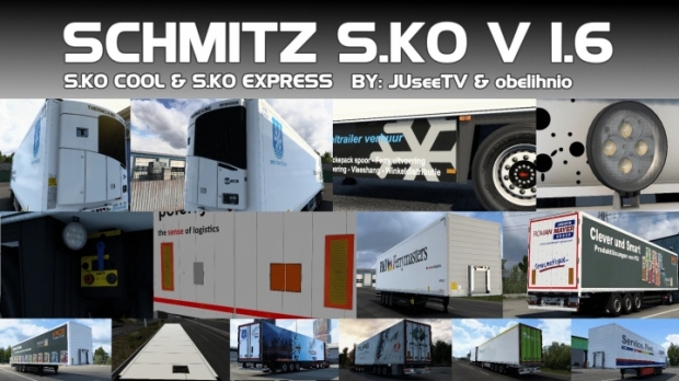 ETS2 - Schmitz S.KO Trailer V1.6 (1.42.x)