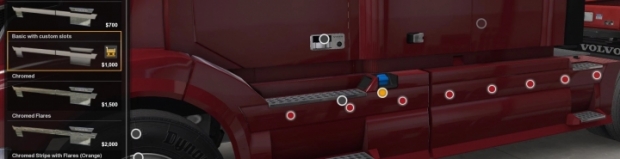 ATS - Sideskirt Bar with Accessory Slots for VNL V1.0 (1.42.x)
