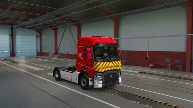 Ets2 Skin Pompier De Saone Et Loire Renault Range T First Gen V1 0 1 41 X Euro Truck Simulator 2 Mods Club