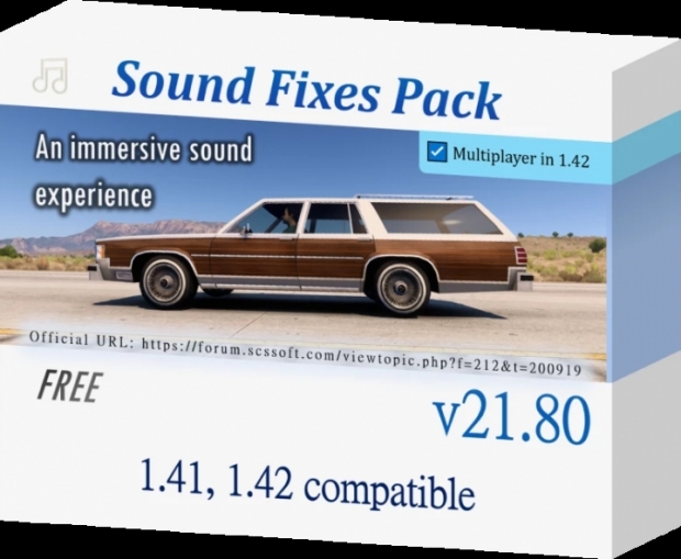 Ets2 - Sound Fixes Pack V21.80 (1.42.x) 