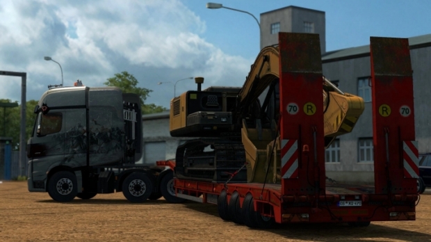 ETS2 - Steerable Axles for Lowbed Trailer (1.42.x)