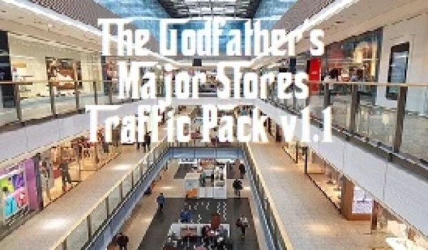 ATS - The Godfathers Major Stores Traffic Pack V1.1 (1.42.x)