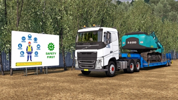 ETS2 - Trailer Combo Lowbed V2.0 (1.41.x)