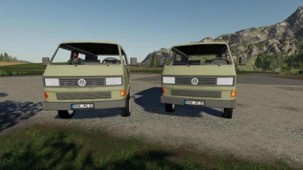 FS19 - Volkswagen T3 Half Box V0.1