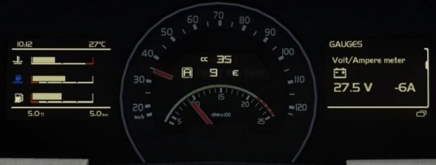ETS2 - Volvo FH 2012 Realistic Dashboard Computer (1.42.x)