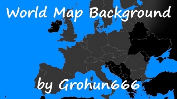 ETS2 - World Map Background (1.42.x)