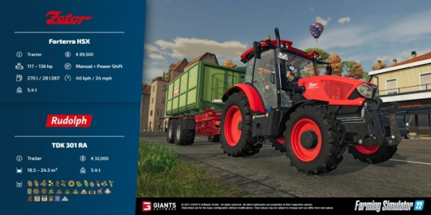 FS22 - Zetor Forterra HSX V1.0
