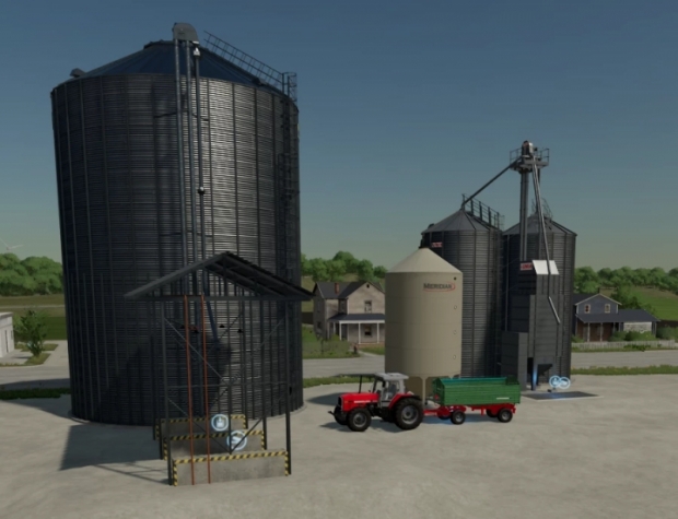 FS22 - 2x Multifruit Silo and Buying Station V1.0